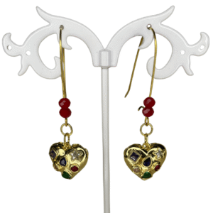 Aros Handmade Corazón Estrellado