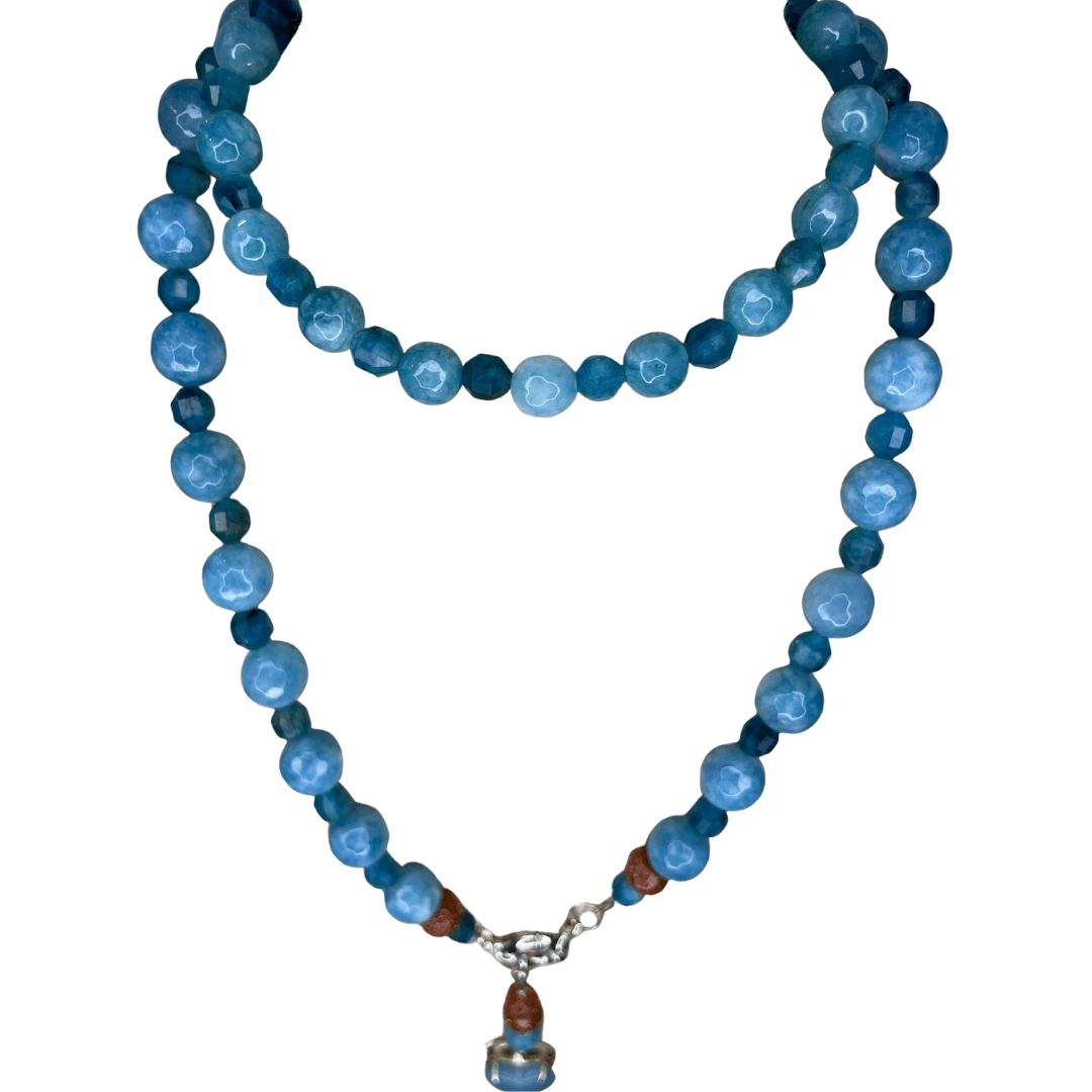 Collar Handmade blue heart - Imagen 3