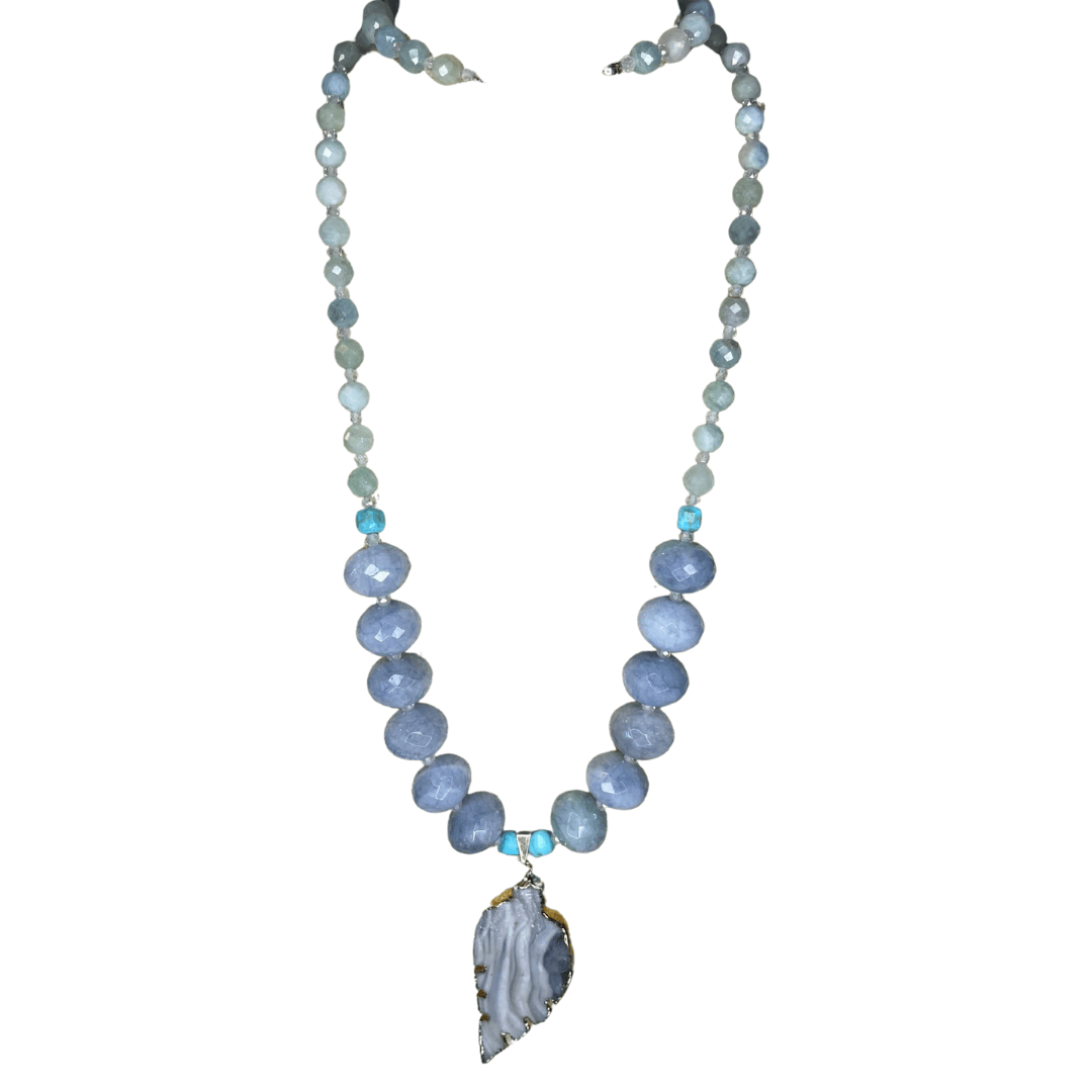 Collar Handmade Hoja de Mar - Imagen 2