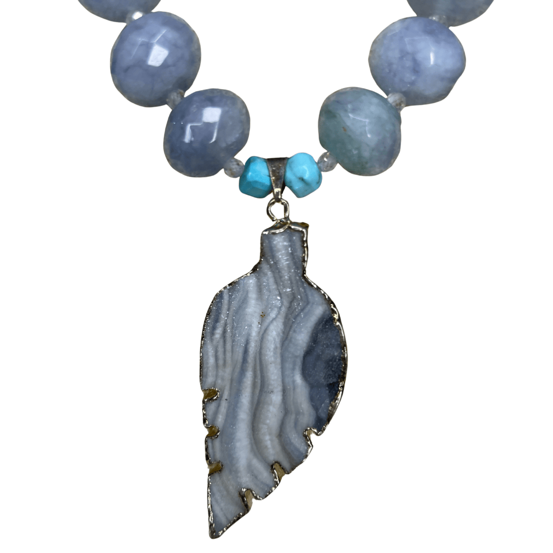 Collar Handmade Hoja de Mar