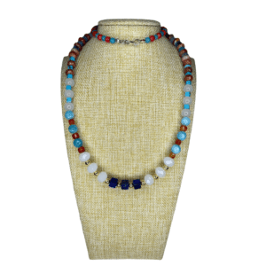 Collar Handmade cielo