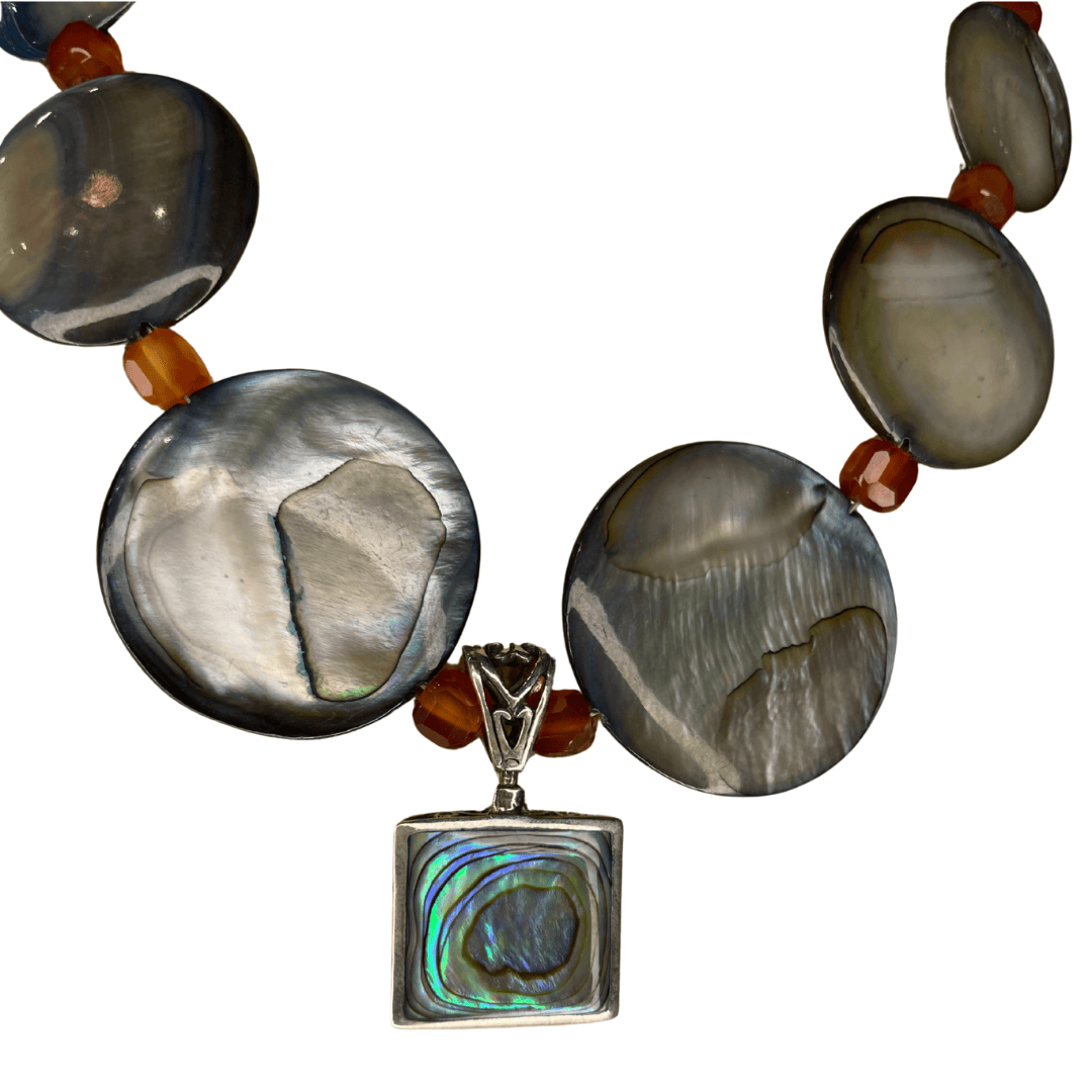 Collar nácar-abalone