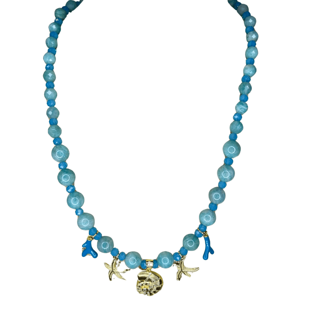 Collar Handmade Mar azul - Imagen 2