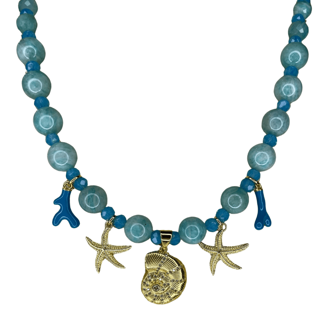 Collar Handmade Mar azul